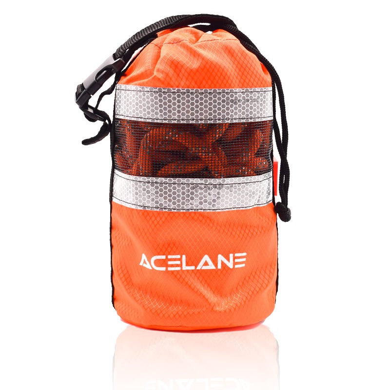 Acelane Throw Bag for Water Rescue with 70ft Reflective Throw Rope  Floating Rescue Ropes for Whitewater Boating  Kayaking  Ice Fishing  Rafting  Swimming  High Visibility Safety Boating Equipment - Image 1